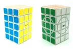Calvin's 3x3x5 Semi-Super Cuboid (adjacent circles) with Evgeniy logo White Body