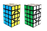 Calvin's 3x3x5 Semi-Super Cuboid (opposite circles) with Evgeniy logo Black Body