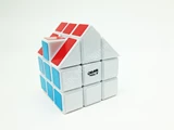 Calvin's House Cube II (flat chimney) with Tony Fisher logo White Body