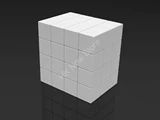 Full Function 4x4x3 White Cube 