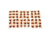 3x3x3 PVC Orange-Base Maze Stickers Set (for cube 56x56x56mm)