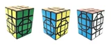 Calvin's 3x3x5 Semi-Super i-Cube (Four circles, center-shifted 3x3x4) with Evgeniy logo Black Body