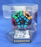 Holey Megaminx w/ 12 Color Label Black Body in Hexagon Box