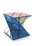 Eitan's FisherTwist Cube Blue Body in Small Clear Box