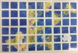 3x3x3 Earth Stickers Set (for cube 56x56x56mm)