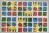 3x3x3 Escher Sticker Set (for cube 56x56x56mm)