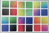 2x2 RGB Gradient sticker set (for cube 50x50x50mm)
