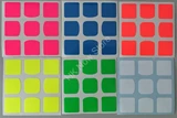 Bright Sticker Set for Moyu meiying/ yuexiao/ tanglong/ aolong gt/ weilong gts 3x3x3 cubes