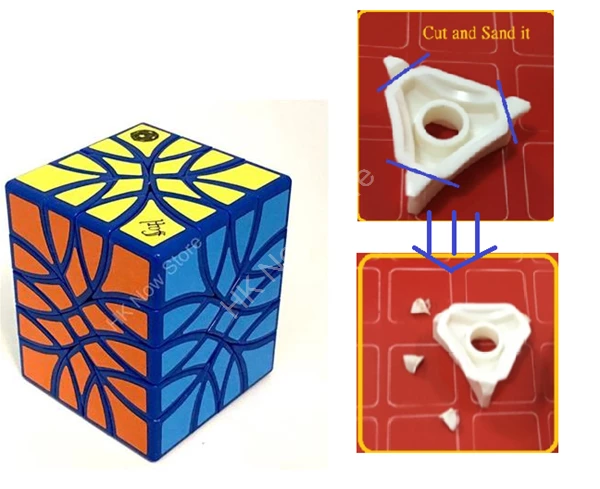 Carl's Bubbloid 5x5x4 Blue Body (with improved turning) in small clear box  - Calvin's Puzzle, V-Cube, Meffert's Puzzle, Neocube, Twisty Puzzle online  store