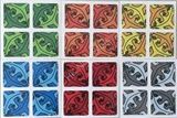 2x2x2 Escher Sticker set II (for cube 50x50x50mm)