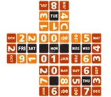 3x3 Clock Calendar Stickers set (for cube 56x56x56mm)