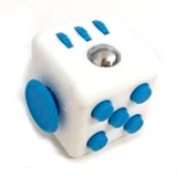 MoYu YJ Fidget cube White Body Blue Knobs