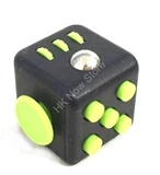 MoYu YJ Fidget cube Black Body Green Knobs