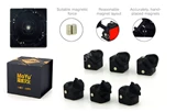 MoYu WeiLong Magnetic GTS2M 55.5mm Speed Cube Black DIY Kit for Speed-cubing