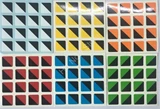 4x4x4 PVC Triangle Stickers Set (for cube 62x62x62mm)