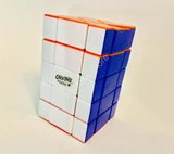 Corey 3x3x5 Fisher Cuboid Stickerless V1 (orange top) in Small Clear Box