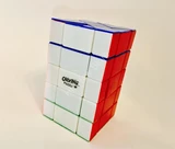 Corey 3x3x5 Fisher Cuboid Stickerless V2 (blue top) in Small Clear Box