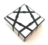 Moyu YJ Ghost cube 3x3x1 Black Body (Silver)