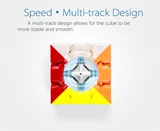 MoYu WeiLong GTS3M Magnetic (Normal-Magnetic) Stickerless DIY Kit for Speed-cubing
