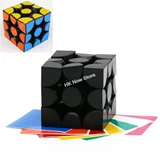 Verypuzzle Slip-3 3x3x3 Cube Black (DIY sticker, limited edition)
