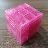 Full Function 3x3x7 RoadBlock Cube Clear Pink