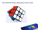 Gan GAN356 iPlay2 3x3x3 (Magnetic) Black Body Smart Cube with APP (Robot not Included)