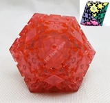lanlan Gear Dodecahedron Ice Red Body (DIY sticker, limited edition)