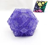lanlan Gear Dodecahedron Ice Purple Body (DIY sticker, limited edition)