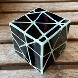 Fangshi GhostZ in original plastic color with Black Stickers (2x2x2 + Skewb Mechanism, 3D SLA Printing)