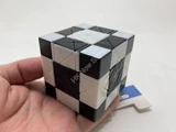 Dayan Bagua Cube Black & White Fusion I (top-bottom white center)