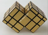 Mirror Double cube black body (Gold Stickers)