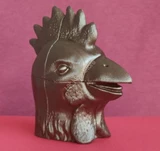 Chinese Zodiac Animal 2x2x2 Puzzle Head (Mini Rooster) in Bronze Body (3D printing Mod)