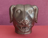 Chinese Zodiac Animal 2x2x2 Puzzle Head (Mini Dog) in Bronze Body (3D printing Mod)