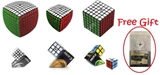 V-cube 2x2,3x3,4x4,6x6,8x8,9x9 Black Body Package Set (with free gift:V3 Keychain Flat)