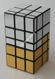 3x3x5 Siamese Mirror Cube (Gold and Silver Label, tall 100mm)