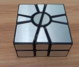 Mirror 2-Layer Super Square 1 Black Body with Silver Label (Xu Mod)