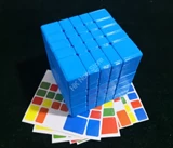 Horror Mirror 5x5x5 Magnetic Cube Blue Body with DIY 6-color stickers (Lee Mod)