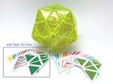 Evgeniy Icosahedron Carousel Ice Green Body (DIY Dark 10-Color Sticker Set, limited edition)