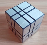 Mirror Camouflage 3x3x3 Cube Black Body with Silver Label (Xu Mod)