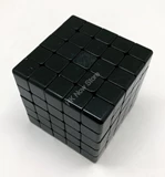 Blank 5x5x5 cube (black/white body, 63x63x63mm)