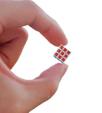 Full Function 1cm Super Tiny 3x3x3 Cube Blue Body (World's Smallest Cube)