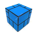 Bandaged Mirror 3x3x3 Cube Black Body (Blue Stickers)
