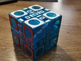 WitEden 3x3x3 Wormhole Plus (#1) Ice Blue (30-Degree-Turn, limited edition)