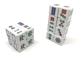 Chinese Mahjong Infinity 2x2x2 Cube White Body