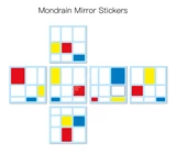 Mondrian Stickers Set for Mirror Cube