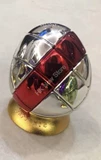 Collection re-sell - Meffert Metalised egg 3x3 No.8 (Silver with middle red)