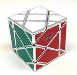 Super Fisher 3x3x3 Cube Metallized Silver (6-color stickers, limited edition)
