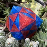 Fangshi WonderZ 2x2x2 + Skewb Cube Illusion (Ice Blue & Red, limited edition)