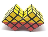 3x3x3 Double 2-Color Cube V1 (Red-Yellow) black body