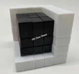 Gray Mirror 4x4x4 Illusion Inside (Black & White V2, inside black) (Lee Mod)